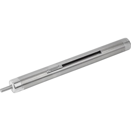 Linear Actuator W. Plain Bearing B=30, L=800, Stainless Steel 1.4301, Comp:Steel